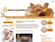 Tablet Screenshot of leipuriliitto.fi